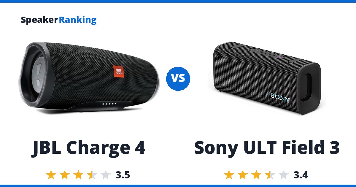 JBL Charge 4 vs Sony ULT Field 3