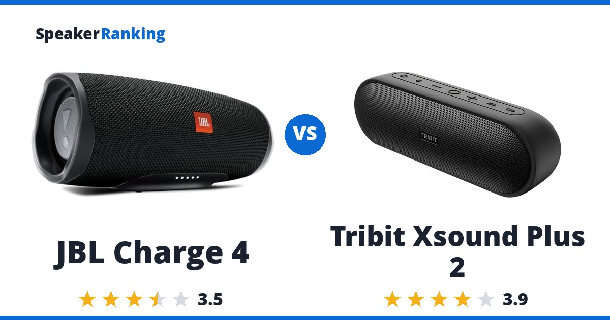 JBL Charge 4 vs Tribit Xsound Plus 2