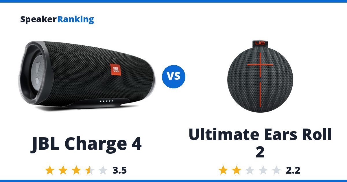 JBL Charge 4 vs Ultimate Ears Roll 2