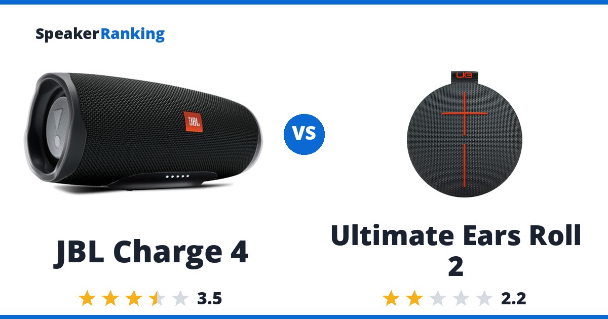 JBL Charge 4 vs Ultimate Ears Roll 2