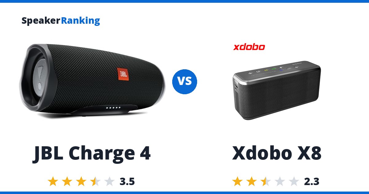 JBL Charge 4 vs Xdobo X8