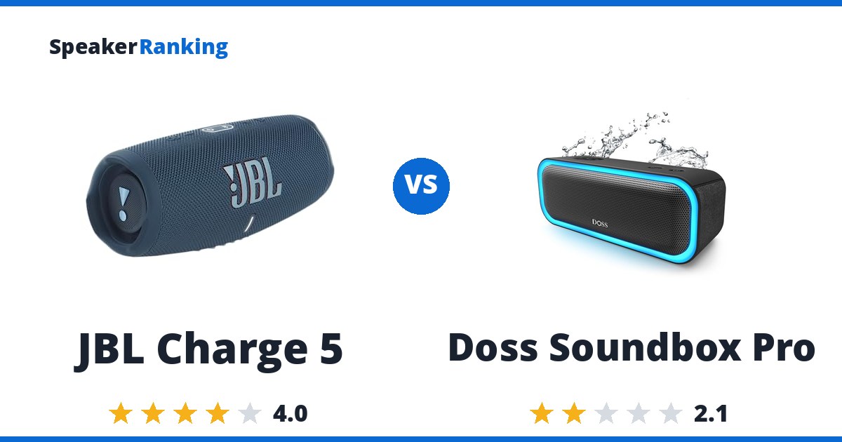 JBL Charge 5 vs Doss Soundbox Pro