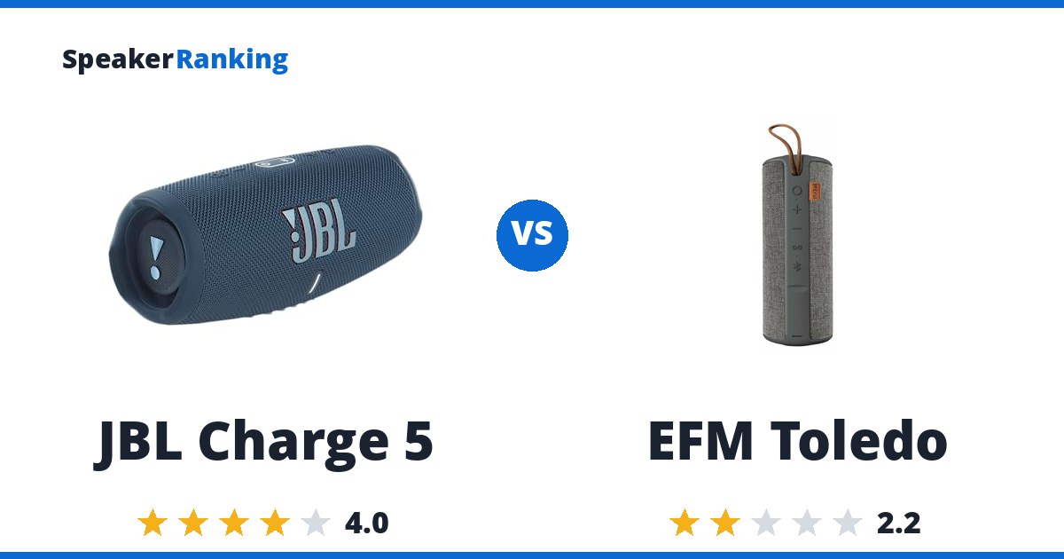 JBL Charge 5 vs EFM Toledo