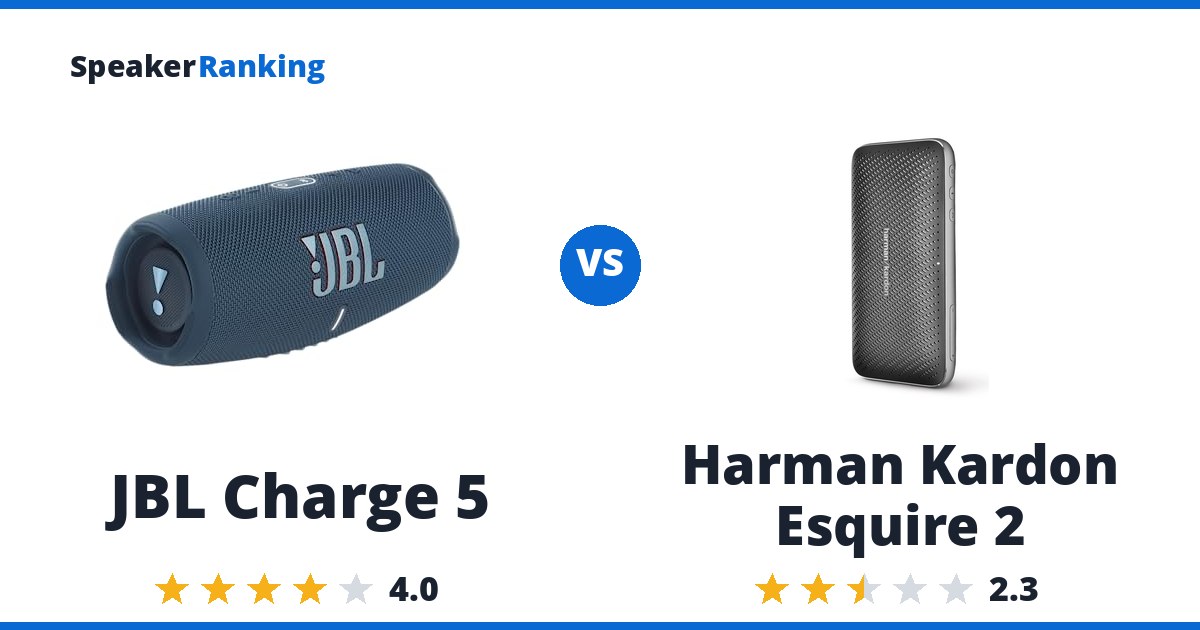 JBL Charge 5 vs Harman Kardon Esquire 2