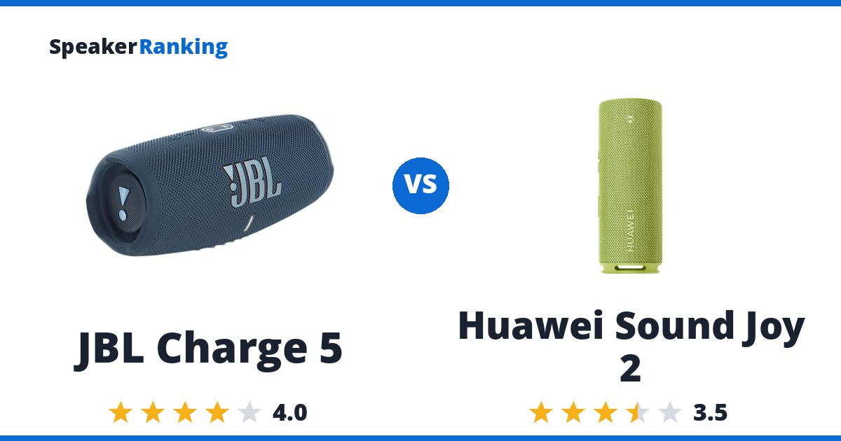 JBL Charge 5 vs Huawei Sound Joy 2