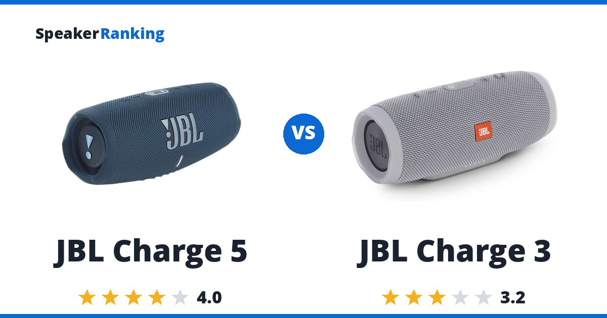 JBL Charge 5 vs JBL Charge 3