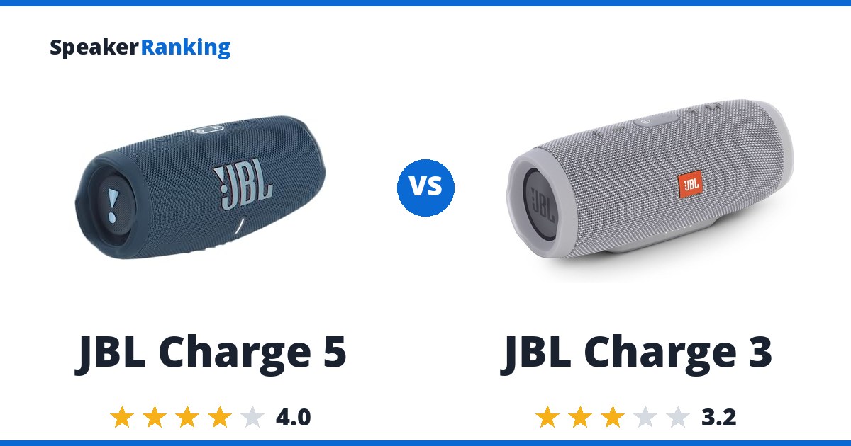 JBL Charge 5 vs JBL Charge 3