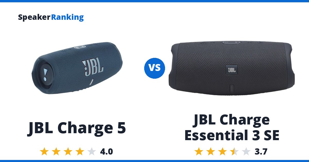 JBL Charge 5 vs JBL Charge Essential 3 SE