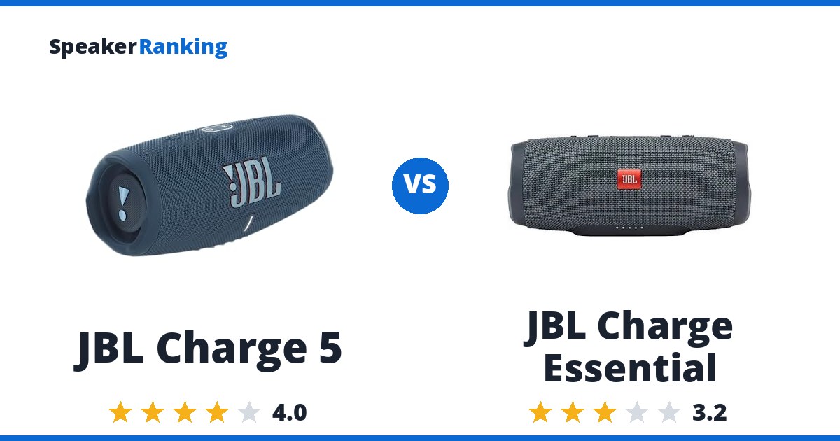 JBL Charge 5 vs JBL Charge Essential