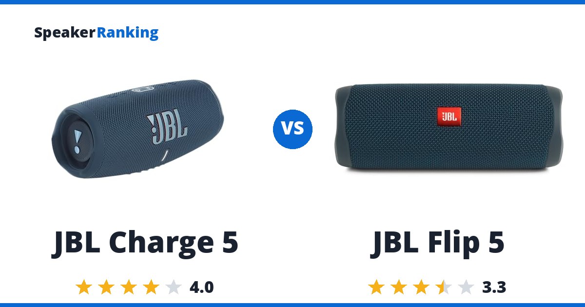 JBL Charge 5 vs JBL Flip 5
