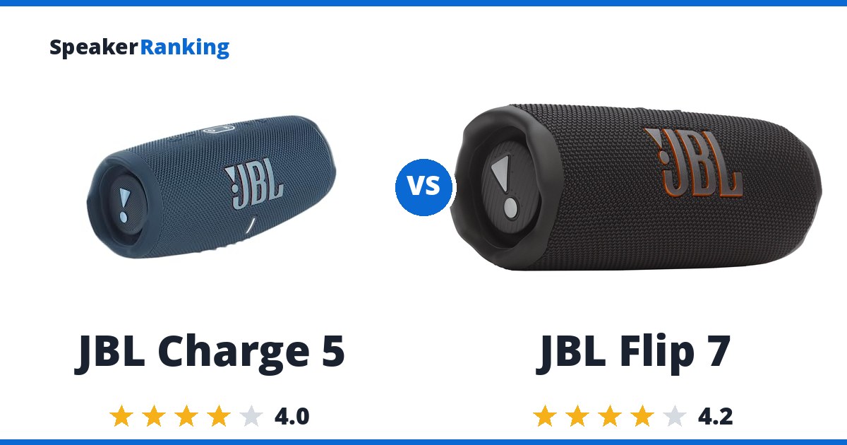 JBL Charge 5 vs JBL Flip 7