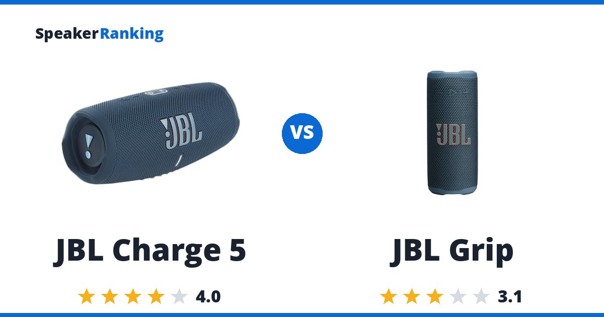 JBL Charge 5 vs JBL Grip