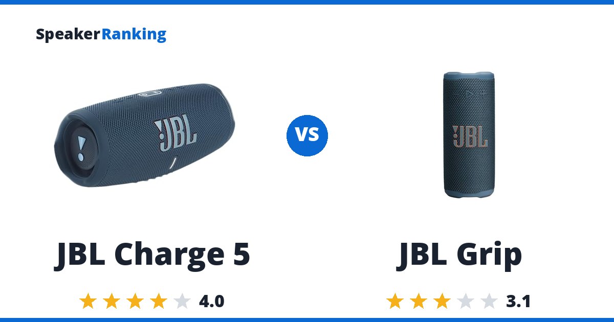 JBL Charge 5 vs JBL Grip