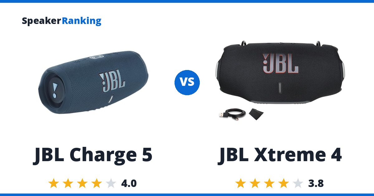JBL Charge 5 vs JBL Xtreme 4