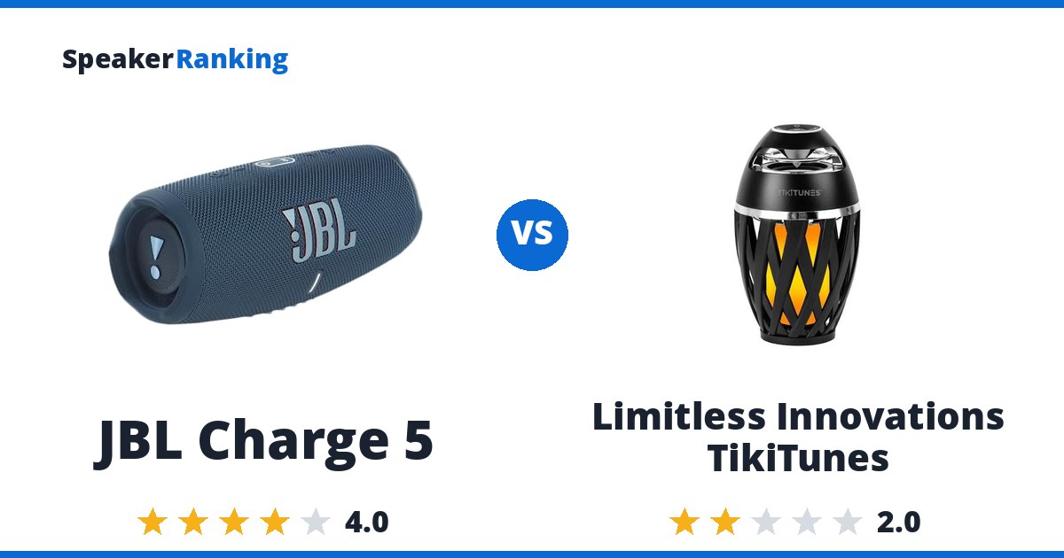 JBL Charge 5 vs Limitless Innovations TikiTunes