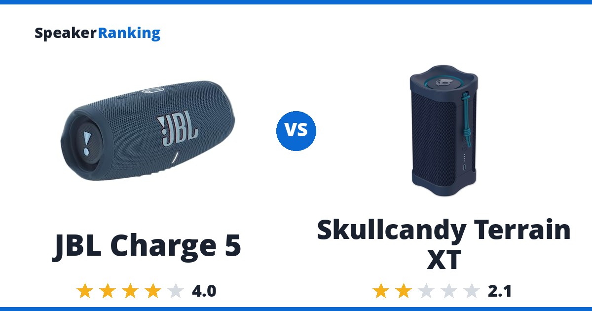 JBL Charge 5 vs Skullcandy Terrain XT