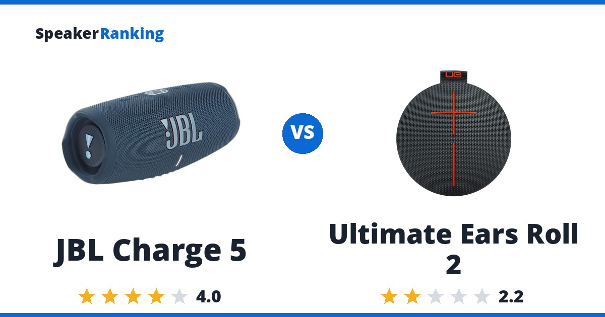 JBL Charge 5 vs Ultimate Ears Roll 2