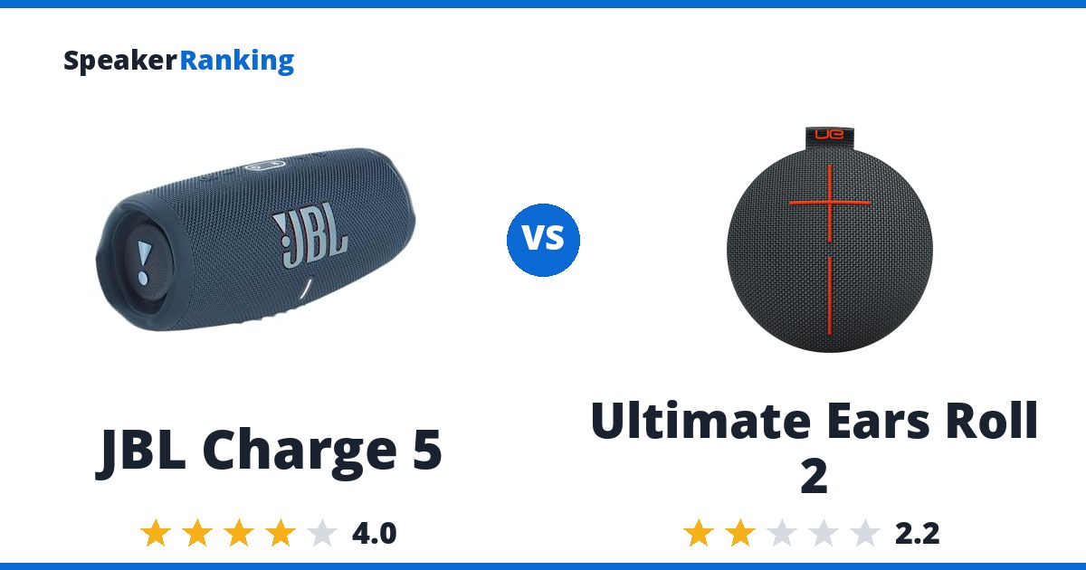 JBL Charge 5 vs Ultimate Ears Roll 2