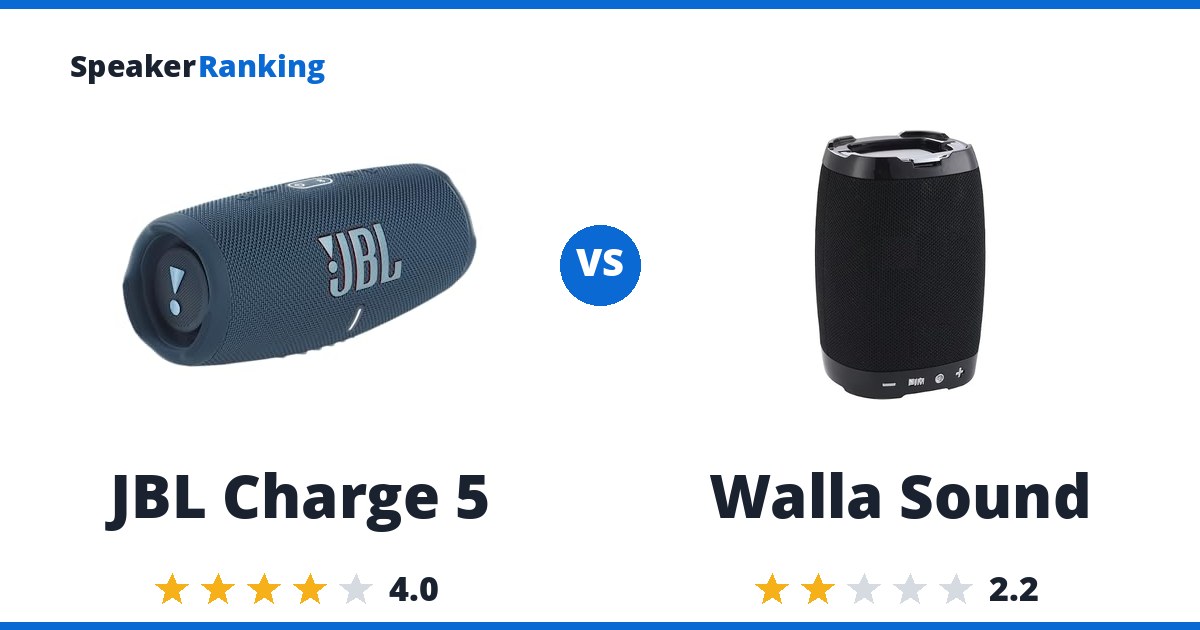 JBL Charge 5 vs Walla Sound