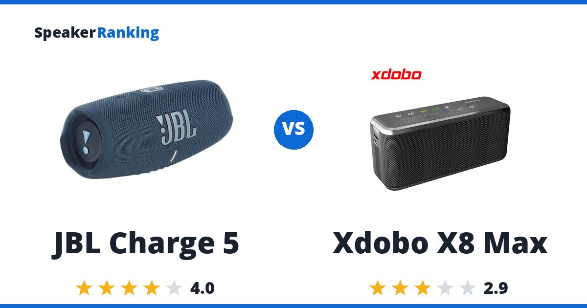 JBL Charge 5 vs Xdobo X8 Max