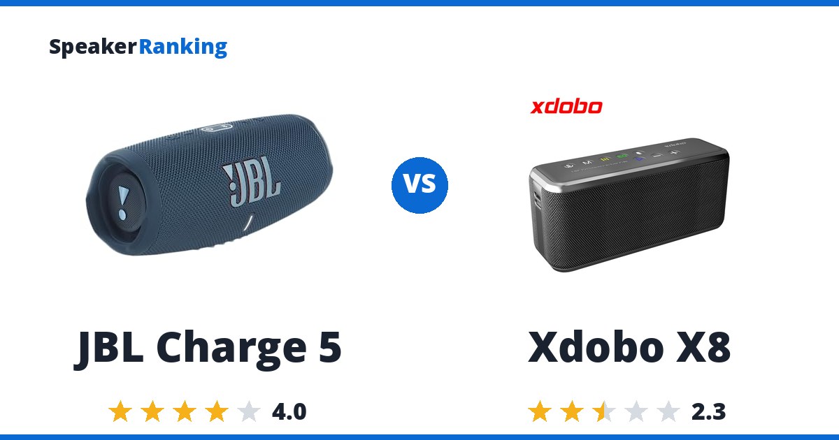 JBL Charge 5 vs Xdobo X8