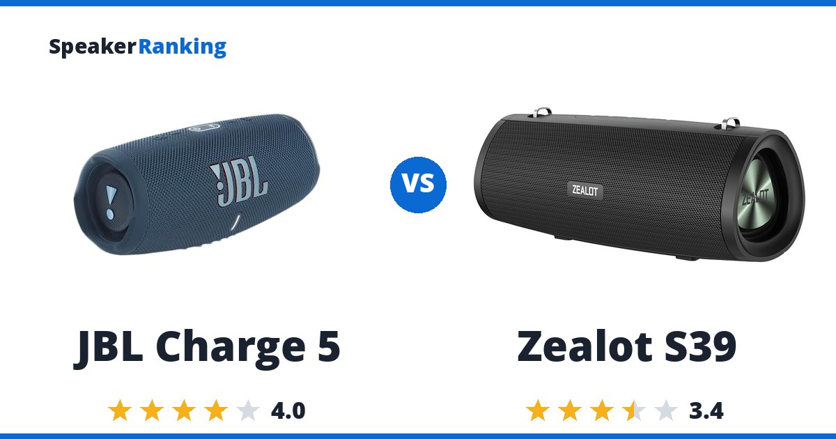 JBL Charge 5 vs Zealot S39