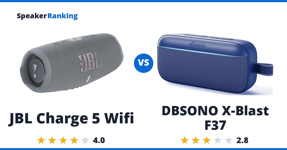 JBL Charge 5 Wifi vs DBSONO X-Blast F37