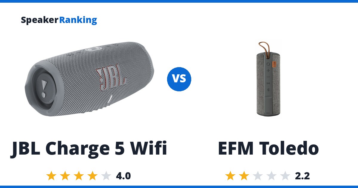JBL Charge 5 Wifi vs EFM Toledo
