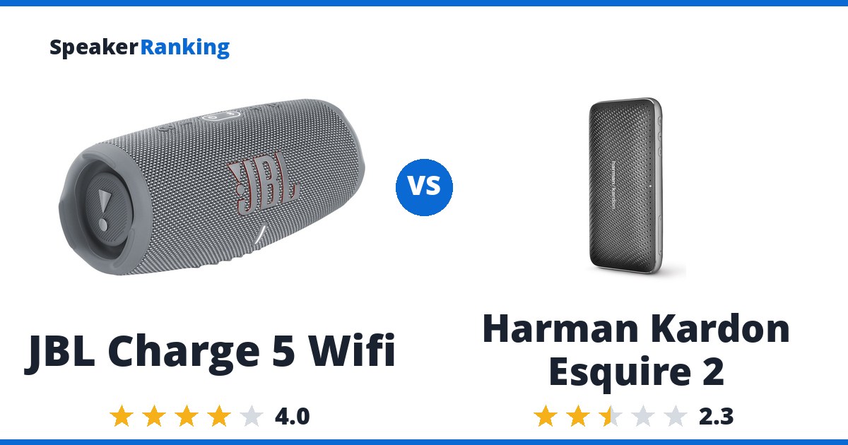 JBL Charge 5 Wifi vs Harman Kardon Esquire 2