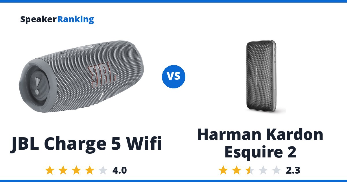 JBL Charge 5 Wifi vs Harman Kardon Esquire 2