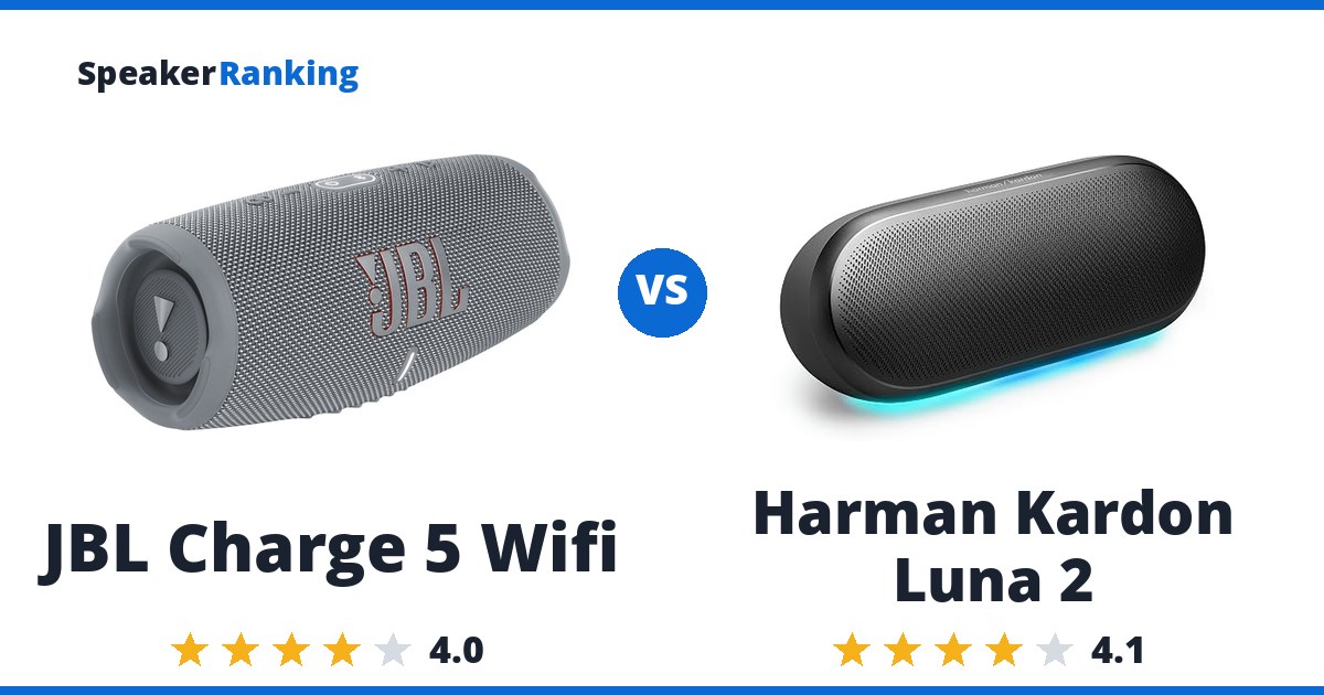 JBL Charge 5 Wifi vs Harman Kardon Luna 2