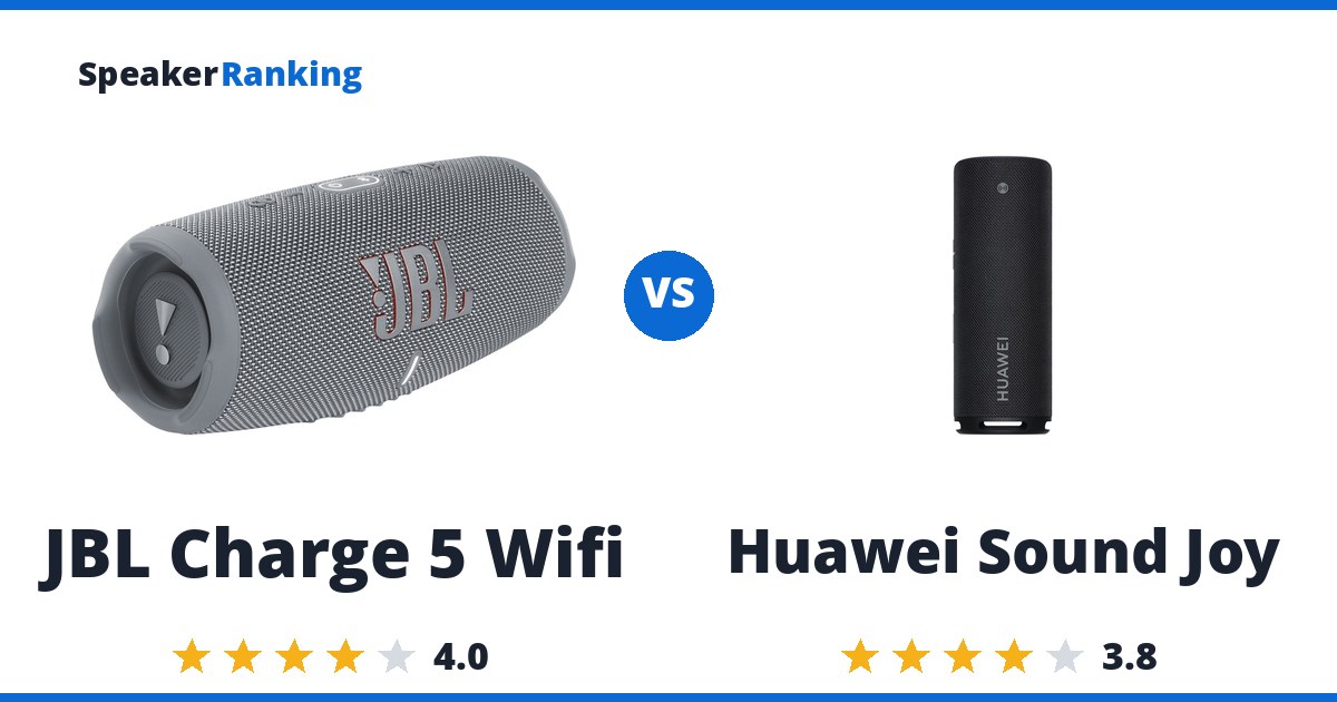 JBL Charge 5 Wifi vs Huawei Sound Joy