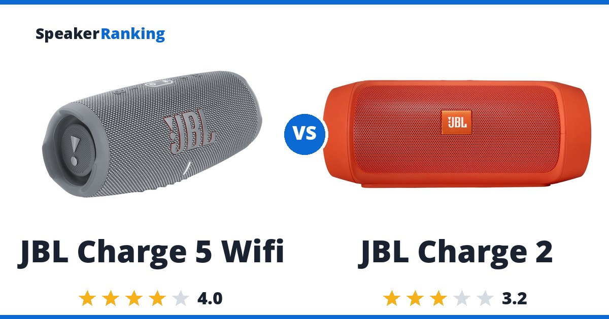 JBL Charge 5 Wifi vs JBL Charge 2