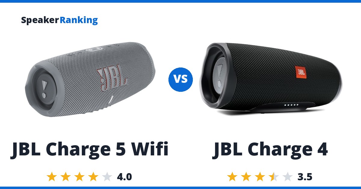 JBL Charge 5 Wifi vs JBL Charge 4