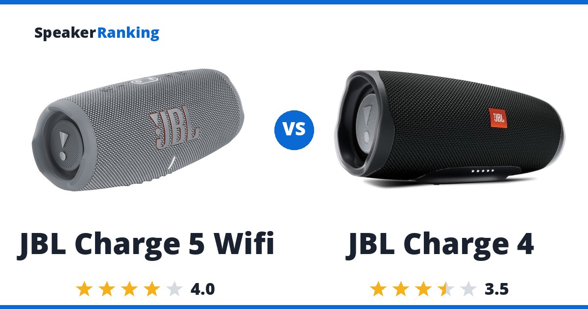 JBL Charge 5 Wifi vs JBL Charge 4