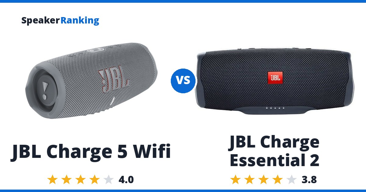 JBL Charge 5 Wifi vs JBL Charge Essential 2