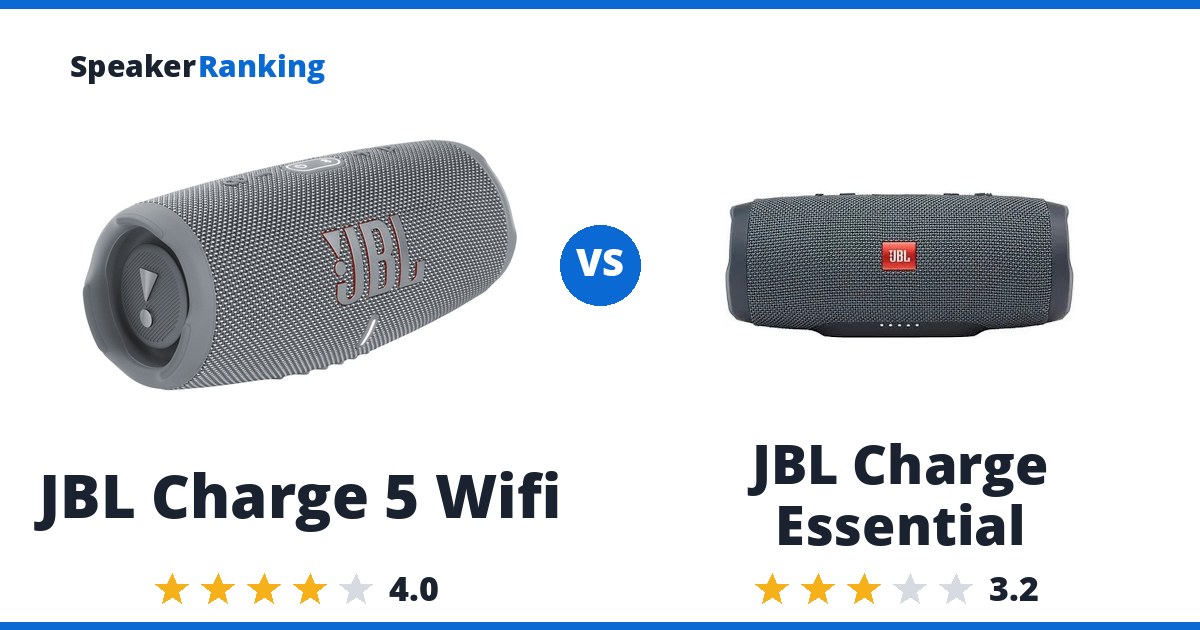 JBL Charge 5 Wifi vs JBL Charge Essential