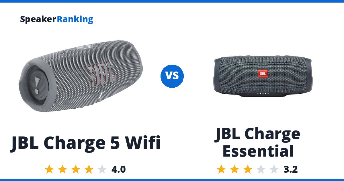 JBL Charge 5 Wifi vs JBL Charge Essential