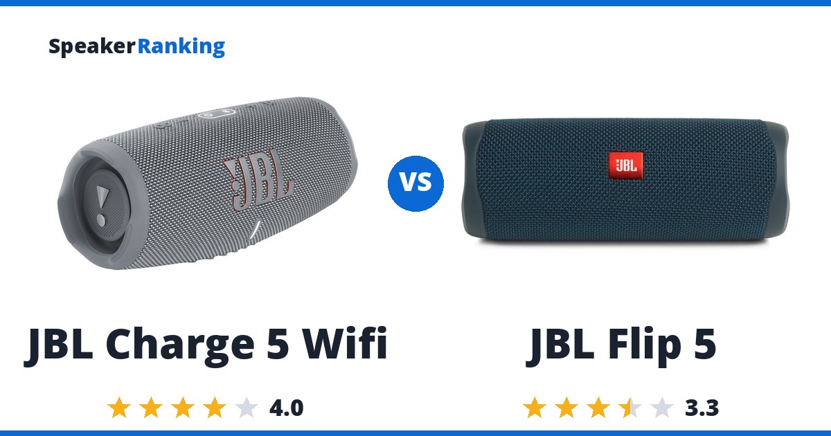 JBL Charge 5 Wifi vs JBL Flip 5