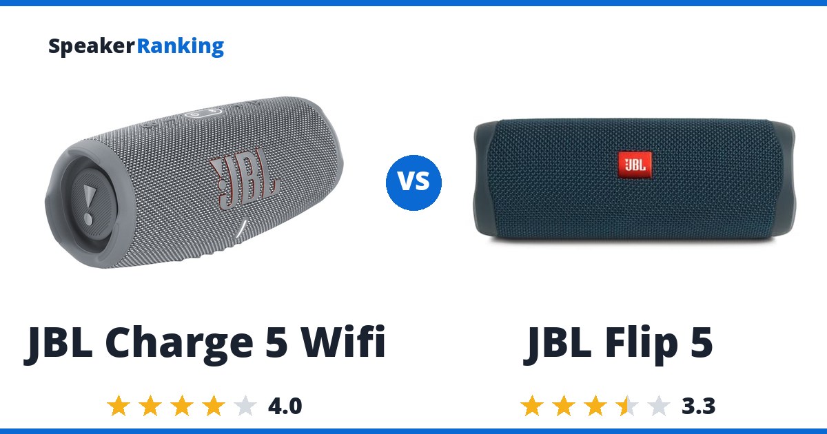 JBL Charge 5 Wifi vs JBL Flip 5