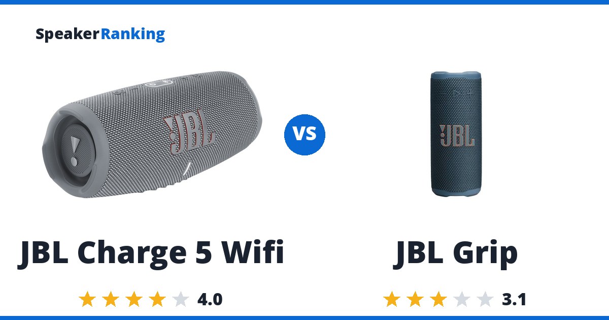 JBL Charge 5 Wifi vs JBL Grip