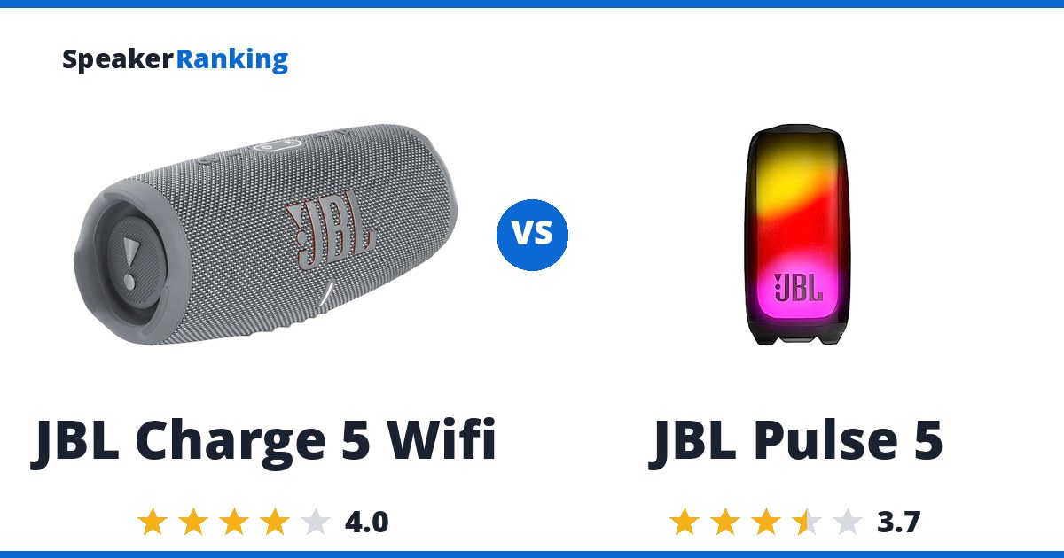 JBL Charge 5 Wifi vs JBL Pulse 5