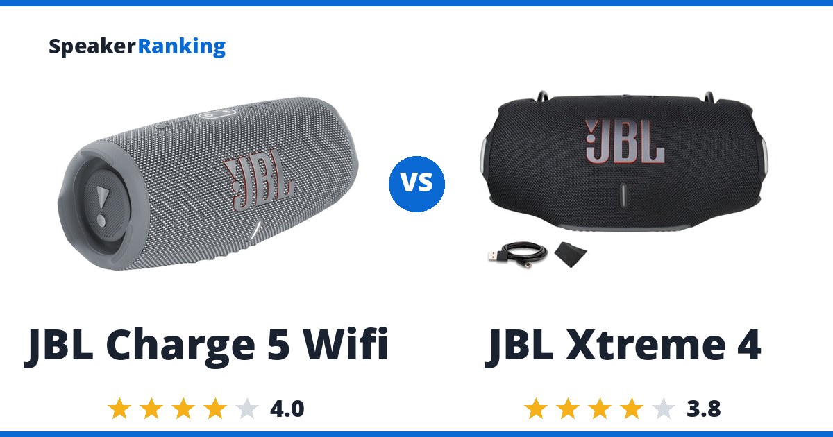 JBL Charge 5 Wifi vs JBL Xtreme 4