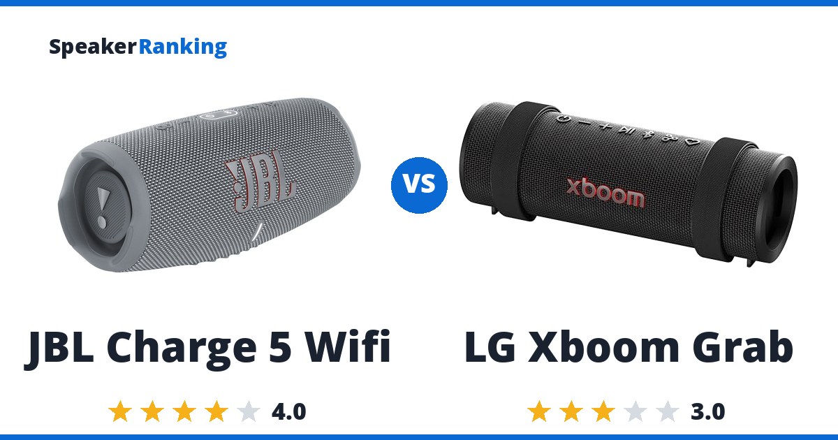 JBL Charge 5 Wifi vs LG Xboom Grab