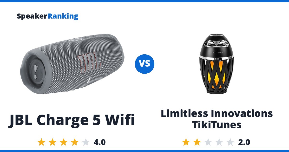 JBL Charge 5 Wifi vs Limitless Innovations TikiTunes
