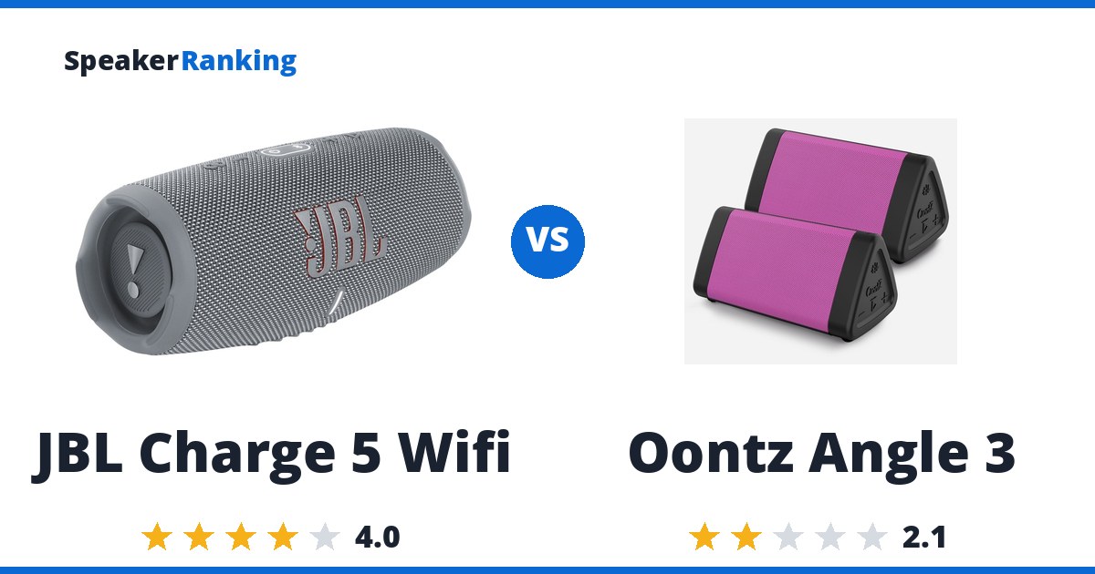 JBL Charge 5 Wifi vs Oontz Angle 3