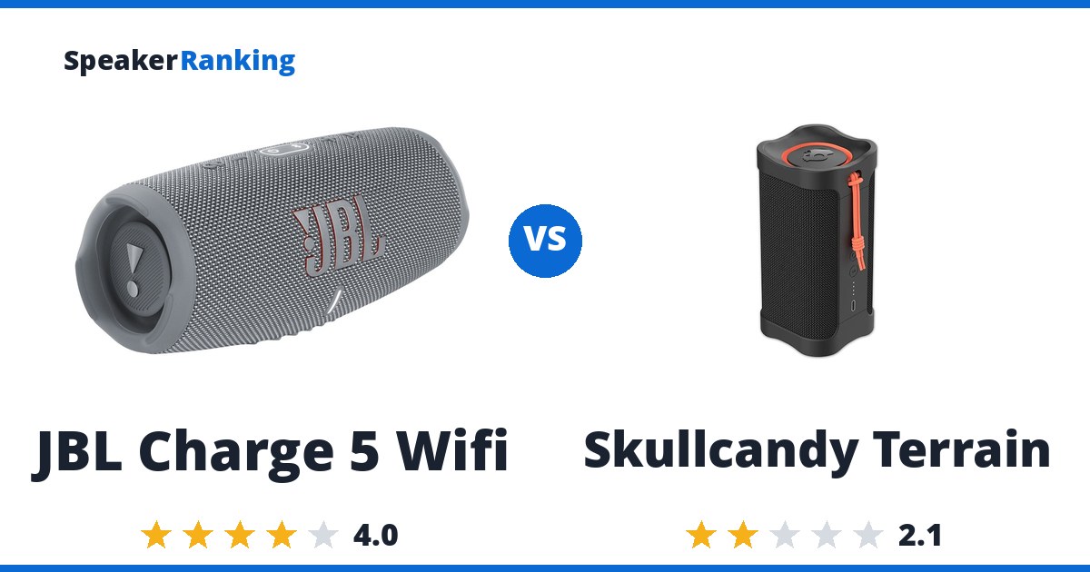 JBL Charge 5 Wifi vs Skullcandy Terrain