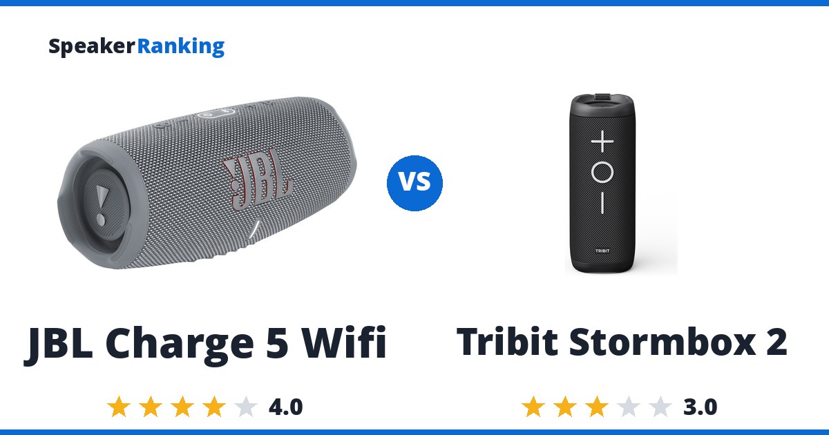 JBL Charge 5 Wifi vs Tribit Stormbox 2