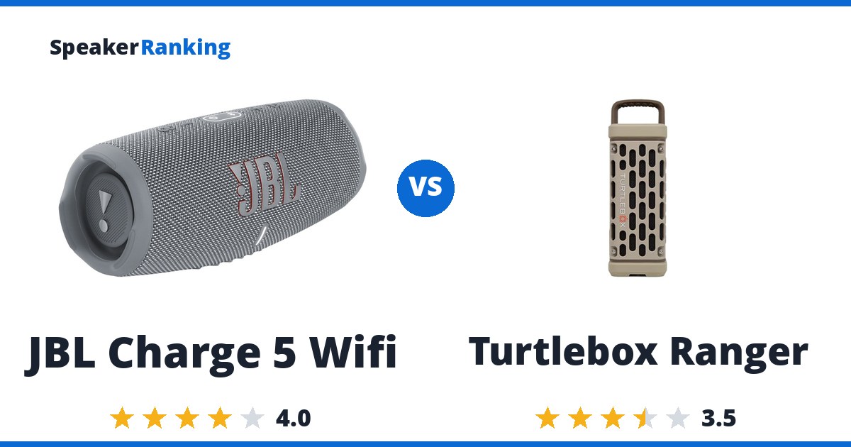 JBL Charge 5 Wifi vs Turtlebox Ranger