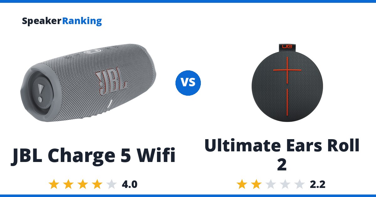 JBL Charge 5 Wifi vs Ultimate Ears Roll 2